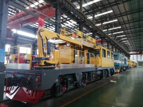 JW-4 contact network work car is successfully delivered